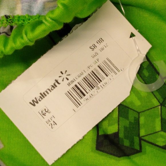 Minecraft Boys Print Lounge Pajama Bottom (Size 10/12) Comfortable Colorful NWT - Picture 5 of 5